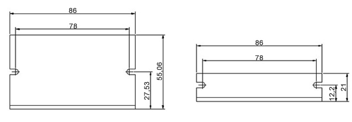 Bipolar Stepper Motor Driver, 2 phase, DC 20-30V(图3) sh 215b dimension