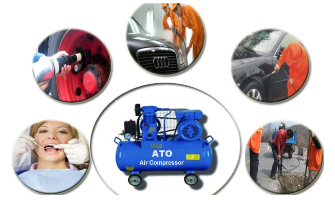 7.5 hp 32 Gal. 115 PSI Belt Driven Air Compressor(图2) belt driven air compressor application