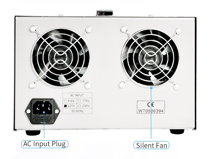 2A/3A/5A 30V Linear DC Power Supply, 2-Channel(图2) 2A-5A dual output dc power supply features