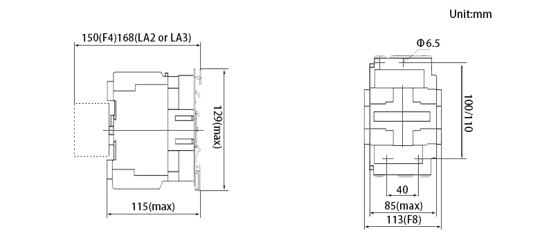 50 Amps 4 Pole AC contactor 24V/110V/220V Coil(图1) cjx2-50