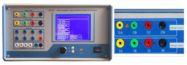 3 Phase Relay Tester, Microcomputer Control(图1) Protection relay test set feature