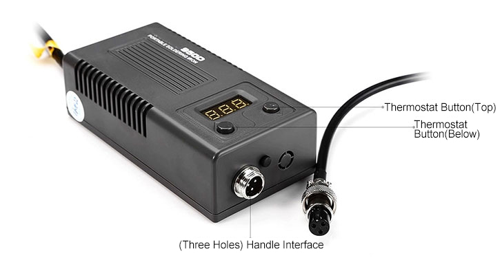 50W Digital Soldering Station, 110V/220V(图1) Soldering station feature.