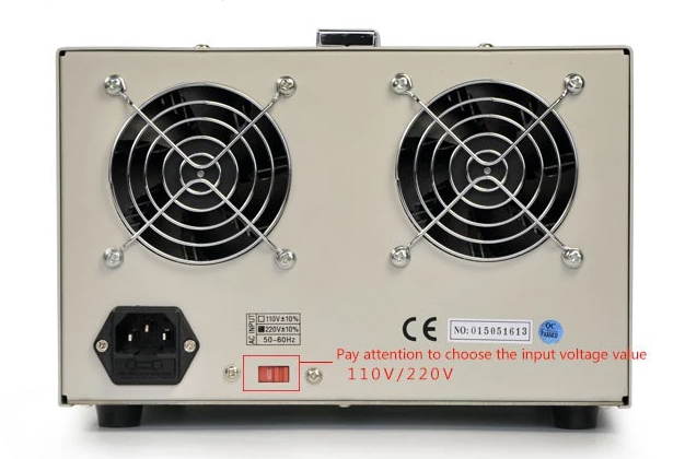 5A 30V Variable DC Power Supply, 4-Channel Output(图2) 4 channel dc power supply backboad