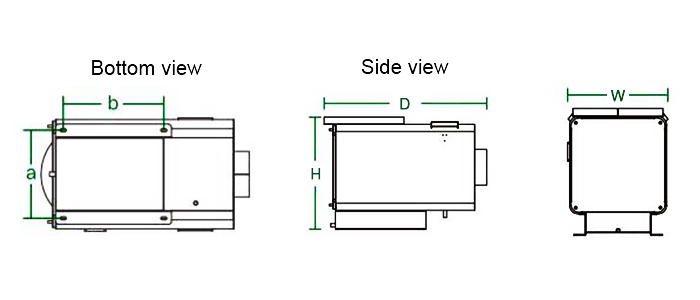 1 hp (750W) Oil Mist Eliminator, 1200Pa, 800 m³/h(图2) Product-structure-diagram