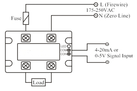 SCR AC Voltage Regulator Module(图8) Wiring Diagram of Voltage Regulator Module Stabilivolt