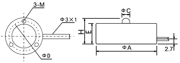 Small Load Cell, Button type, 5kg/300kg/500kg/1000kg/2 ton to 5 ton(图1) Small load cell button type 5kg/300kg/500kg/1000kg/2 ton to 5 ton dimension