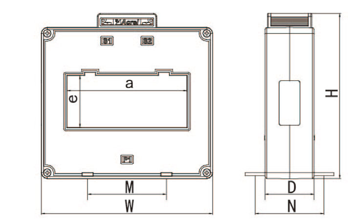 Current Transformer, 600/5A, 1000/5A, 2000/5A to 3000/5A(图1) Current transformer dimension 1500 5a