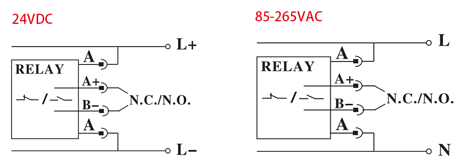 Thermal Dispersion Flow Switch, G1/2 or G1/4 Thread(图7) Thermal dispersion flow switch wiring diagram