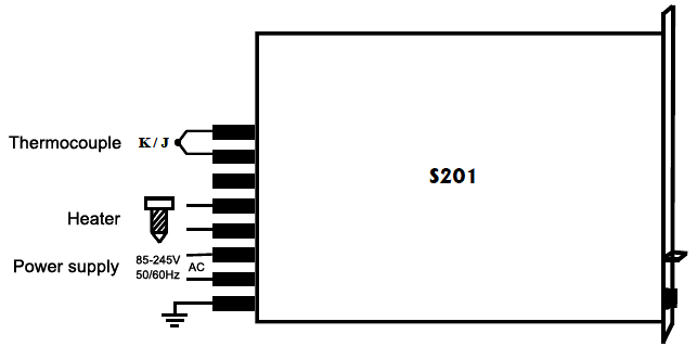 Hot Runner Temperature Controller(图1) Hot runner temperature controller wiring diagram