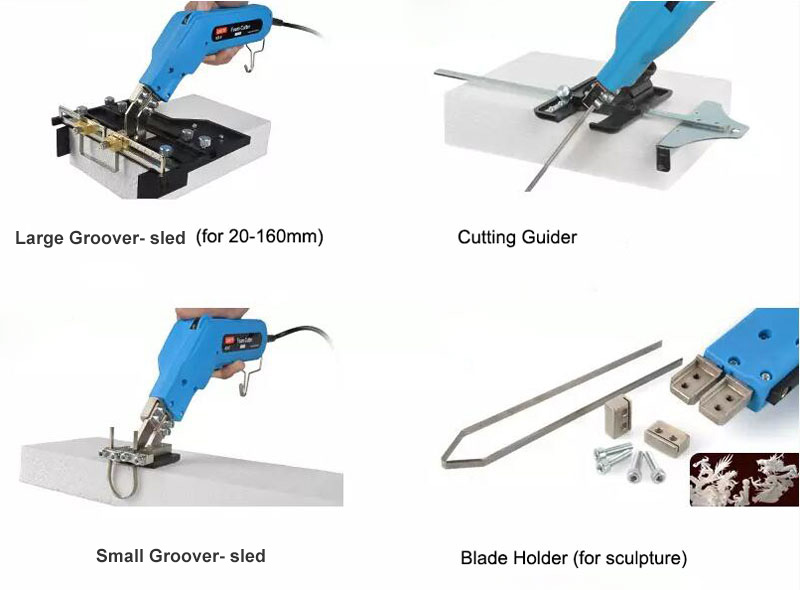 Electric Hot Knife Foam Board Cutter, Styrofoam, 150mm Blade(图2) Electric Foam Board Cutter Groovers