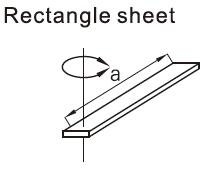 Pneumatic Rotary Actuator, Rack and Pinion, Double acting(图21) Rectangle sheet of pneumatic rotary actuator 3