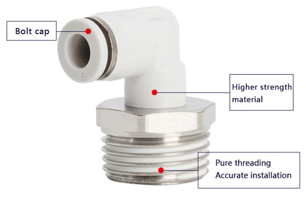 1/4 Inch Air Hose Fitting, 90 Dgree(图1) Air compressor fitting details