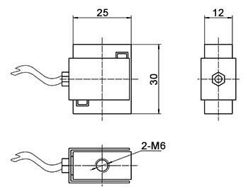 Micro Load Cell, S type, 1kg/2kg/3kg/10kg to 50kg(图1) Micro load cell s type 1kg to 50kg dimension