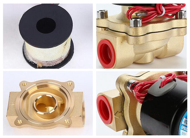 Solenoid Valve, 2 Way, Normally Closed, 12V/24V/220V for air water oil(图4) 2-Way Water Solenoid Valve Features