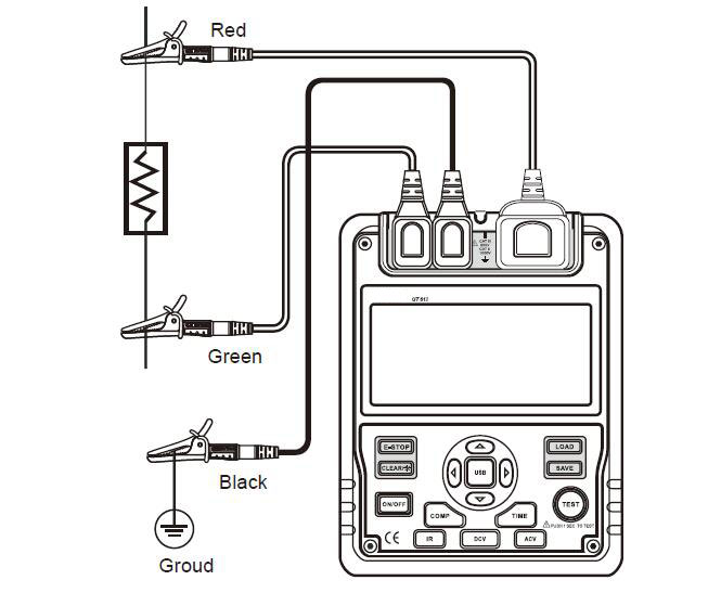 Megger Insulation Tester, 500V/1000V/1500V/2500V(图1) 2500V megger insulation resistance test wiring