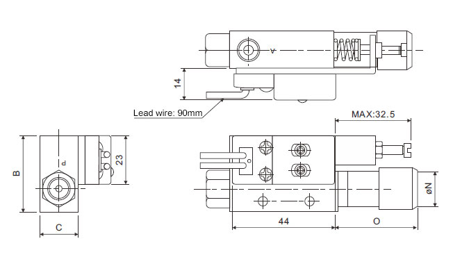 Pneumatic Vacuum Generator(图3) Adjustable Signal Confirmation Equipment for Vacuum Generator