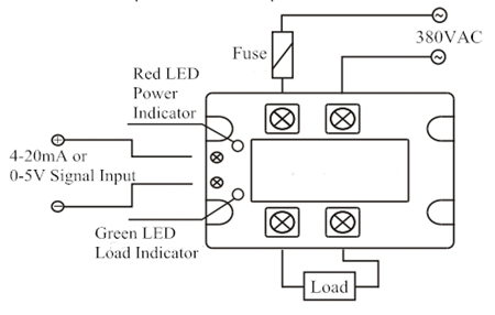 SCR AC Voltage Regulator Module(图7) Wiring Diagram of Voltage Regulator Module High Pressure Enhanced