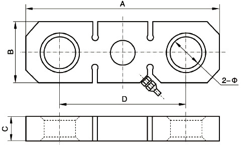 Tension Load Cell for Crane, 2 ton/5 ton/30 ton/50 ton to 70 ton(图1) Tension load cell for crane 2 ton to 70 ton dimension