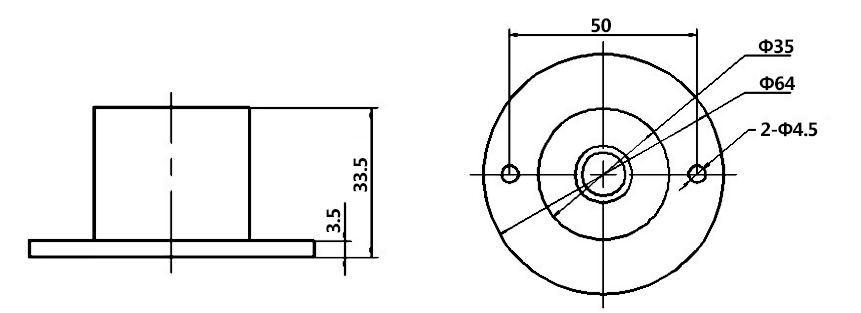 UV Radiation Sensor, 280-400nm(图1) UV radiation sensor dimension