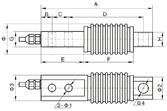 Beam Load Cell, 10kg/20kg/30kg/50kg/100kg/200kg/500kg to 1000kg(图1) Beam load cell 10kg to 1000kg dimesional drawing