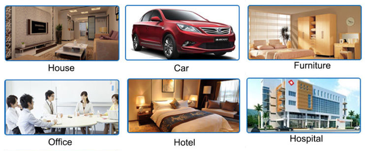 Portable Air Quality Monitor, PM2.5/HCHO/TVOC/Temperature/Humidity(图2) Air Quality Monitor for Indoor Air Detection