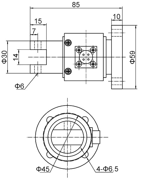 Reaction Torque Sensor for Torque Wrench Calibration, 5-200 Nm(图1) Reaction torque sensor for torque wrench calibration 20-500 Nm