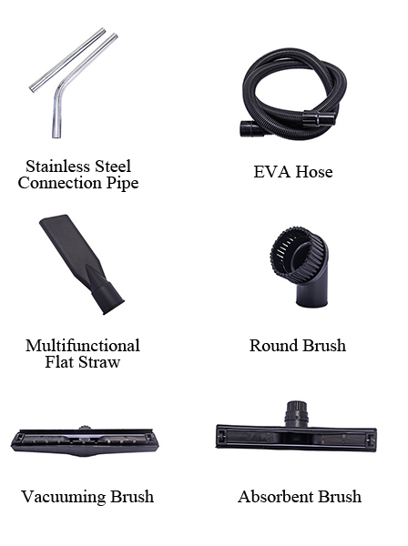 Industrial Vacuum Cleaner with HEPA, Upright, Single Phase(图2) Accessories Description of Structure Diagram of Industrial Vacuum Cleaner with HEPA