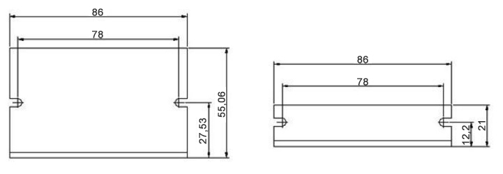 2-phase Digital Stepper Driver for Nema 11, 14, 17 Stepper Motor(图4) DSP42 dimension