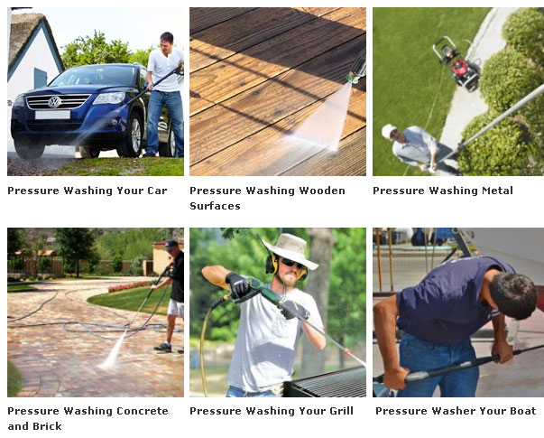 2600 PSI Electric Pressure Washer(图2) Electric pressure washer applications