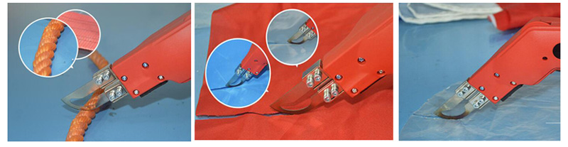 Electric Hot Knife Fabric Cutter(图1) Hot knife fabric cutter applications
