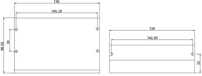 Bipolar Stepper Driver for 2 phase Nema 23, 34 Stepper Motor(图2) Sh8611a size